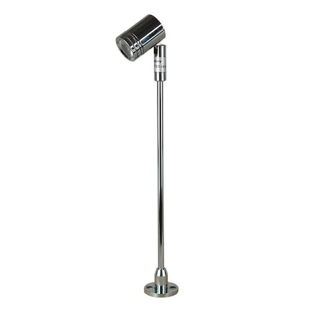 Gorgeousglow 12 in. Spot Light with Base & Rod, Chrome GO2593971